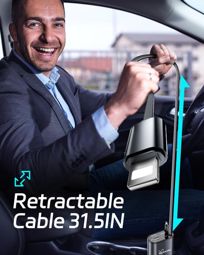 4-in-1 Retractable Charger